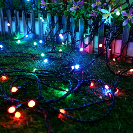 Instalatie de Craciun, Tip Liniara Rola, 100 m, 500 LED-uri, Multicolor [1]