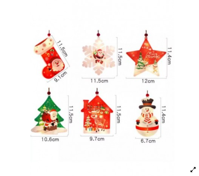 Instalatie Perdea de Crăciun LED, 10 figurine, 3 m, interconectabila [1]