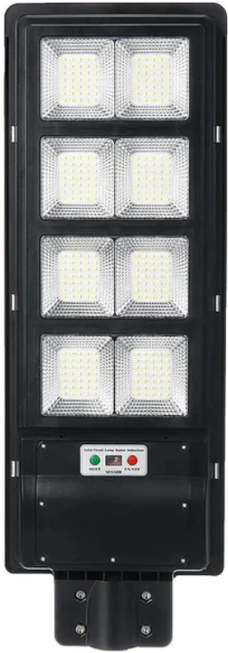 Lampa Solara, 400W Jortan Slim Panou Fotovoltaic Si Senzor de Miscare + Telecomanda + Suport Metalic Cadou [6]