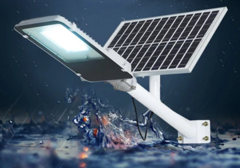 Lampa Solara Stradala Jortan 100W 200W 300W 400W cu panou separat [1]