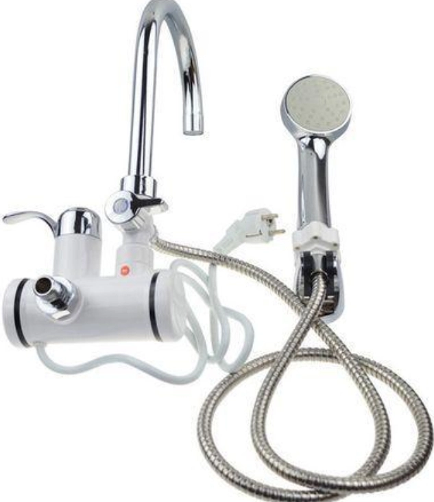 Robinet electric instant apa calda cu display si furtun pentru dus [1]