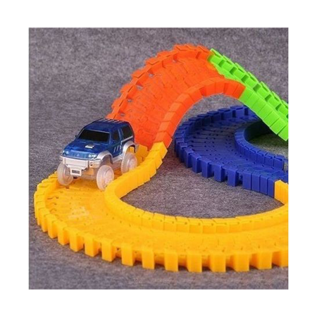 Set 2 Masinute cu Pista Flexibila Magic Tracks 360 Piese [3]