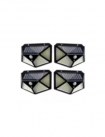 4x Lampi Ultra 100LED Solare cu senzor de miscare [1]