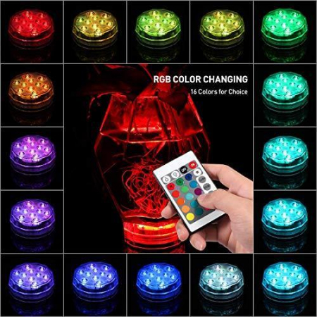Set 8 Lampi LED RGB, cu telecomanda, rezistente la apa [2]