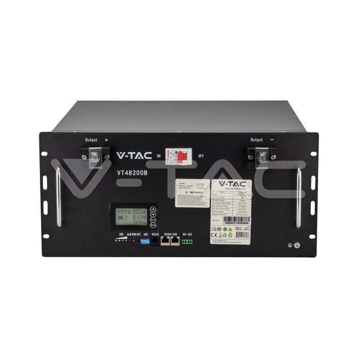 Acumulator Lithium V-TAC 9.6kWh, IP20, >6000 cicluri, BMS Incorporat [2]