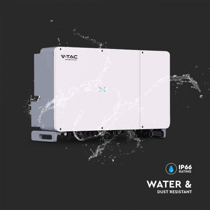 Invertor V-TAC 100KW, On-Grid, Trifazat, IP65, Garantie 10 ani [4]