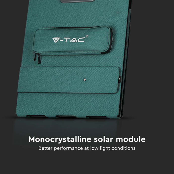 Panou fotovoltaic V-TAC, 120W, Pliabil, IP67, Compatibil cu Statiile Portabile [8]