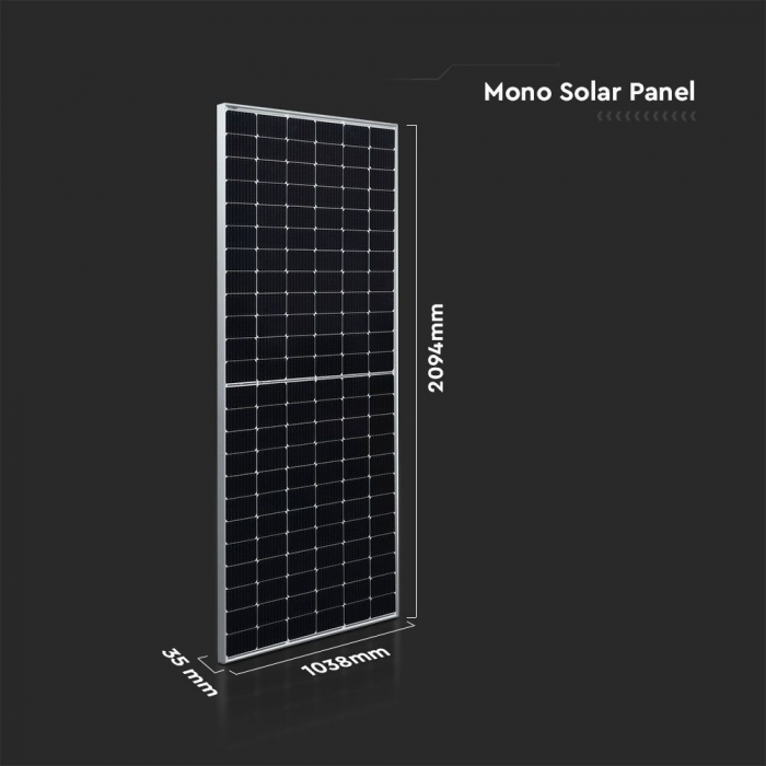 Panou fotovoltaic V-TAC, 450W, Monocristalin 2094x1038x35mm [2]
