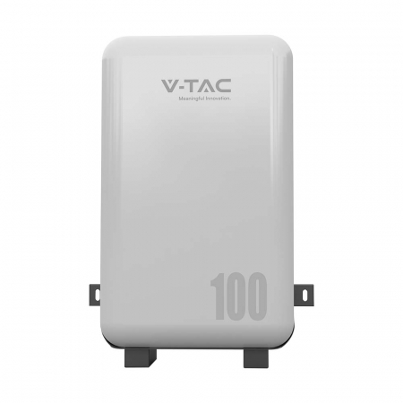 Soluții de stocare, Baterii - Baterie V-TAC, 5.12kWh, Montaj pe perete/sol, IP65, BMS Integrat, 6000 cicluri, Compatibila Deye