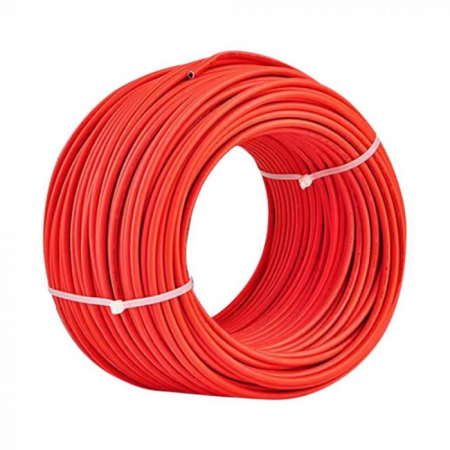 Accesorii - Cablu Solar 6 SQ MM - Rola 100m, Rosu