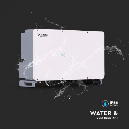 Invertor V-TAC 50KW, On-Grid, Trifazat, IP65, Garantie 10 ani [3]