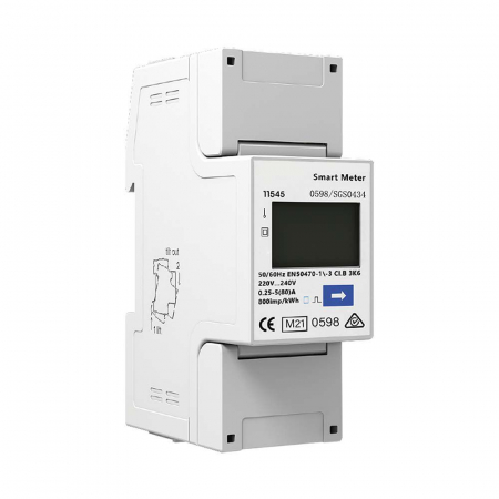 Accesorii - Smart Meter V-TAC Monofazat DDSU666 220/230V 5(80)A RS485 2P MID
