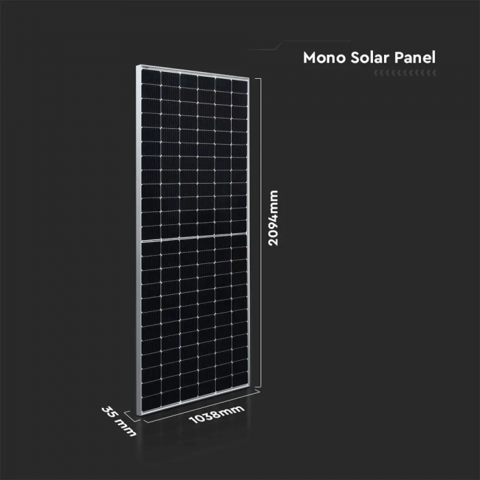 Panou fotovoltaic V-TAC, 450W, Monofacial, Garantie 10 ani [13]