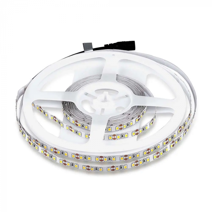 Banda LED V-TAC, 8W/M, IP20, 120 Leduri/Metru, Rola 5 Metri [1]