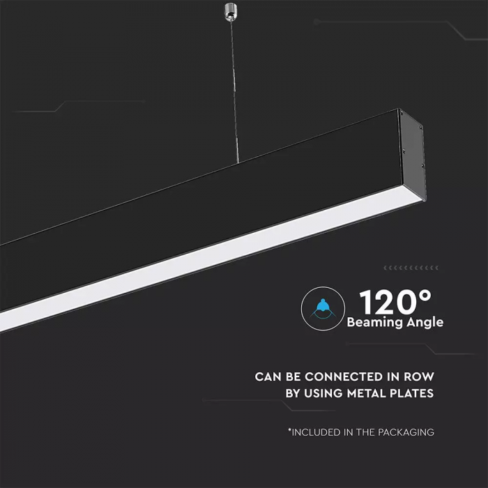 Lampa LED Liniara V-TAC, 40W, Cip Samsung, Montaj Suspendat, 5 Ani Garantie [6]