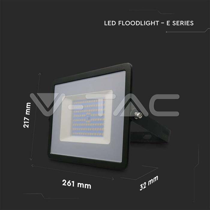 100W LED Proiector SMD E-Series G2 corp negru 3000K [3]