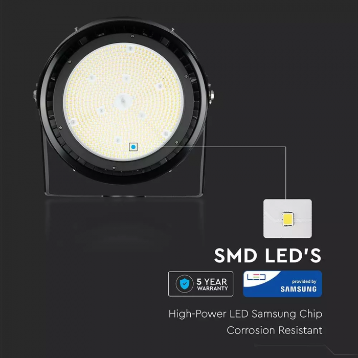 Proiector LED pentru teren de Sport, 500W, V-TAC, Dimabil, 5000K, 45°, Resigilat [5]
