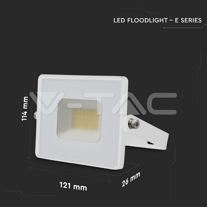 20W Proiector LED SMD G2 E-Series corp alb 6500K [4]
