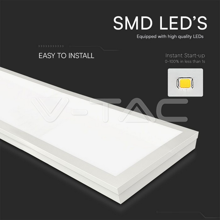 40W Panou LED Cip SAMSUNG 1200x300 mm 2in1 4000K [2]