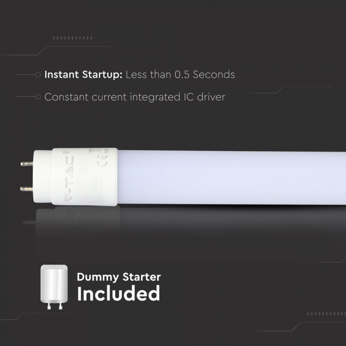 Tub LED T8 V-TAC, Super Bright, 160lm/W, 120cm/150cm, 5 ani garantie [5]