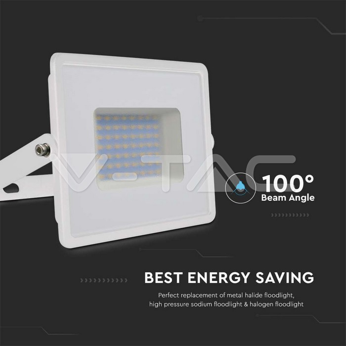 50W Proiector LED SMD E-Series G2 corp alb 4000K [3]