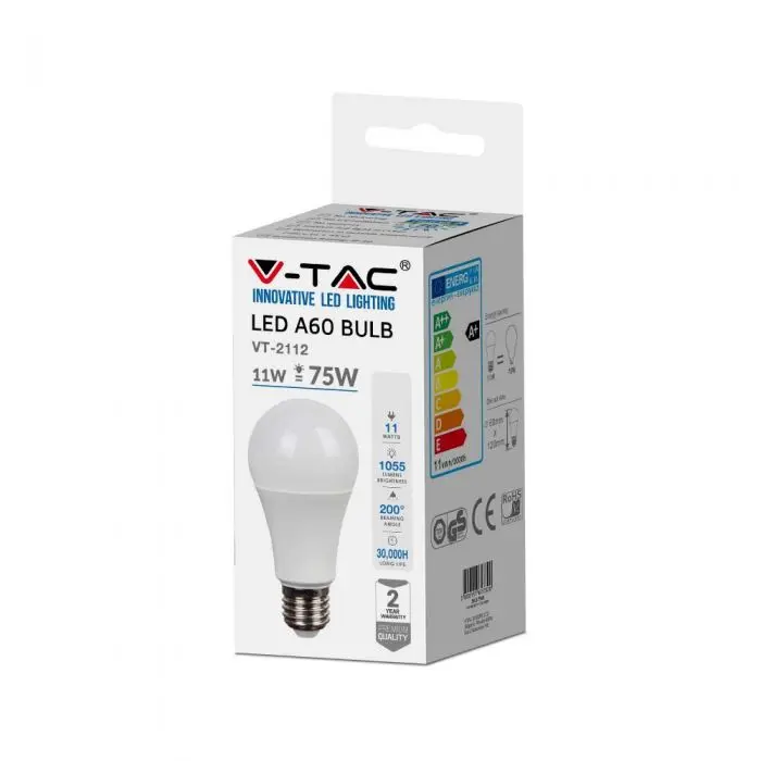 Bec LED V-TAC, A65, E27, 200° [7]
