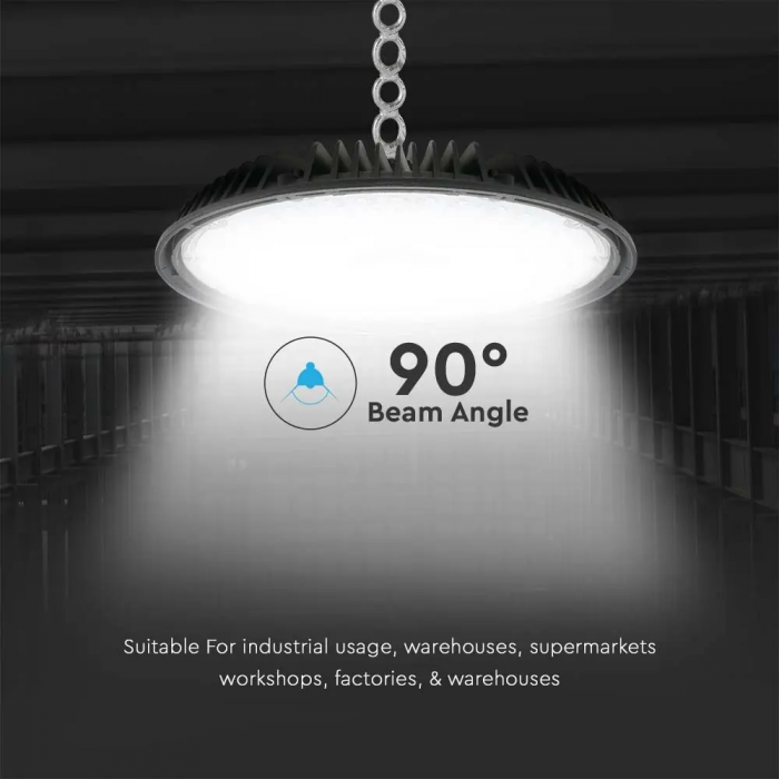 Highbay LED V-TAC, Slim, Cip Samsung, 115lm/W, 90°, 5 ani garantie [7]