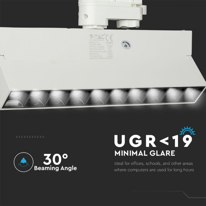 Proiector de sina LED V-TAC, 25W, Cip Samsung, 2700K, 5 ani Garantie [9]