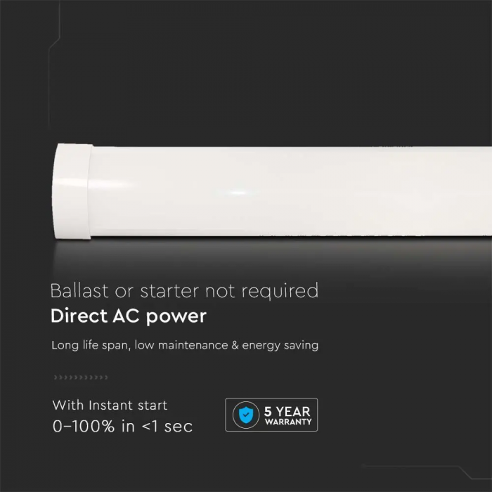 Lampa LED Liniara V-TAC, 40W, 120cm, Cip Samsung, 110lm/W, Garantie 5 ani [5]