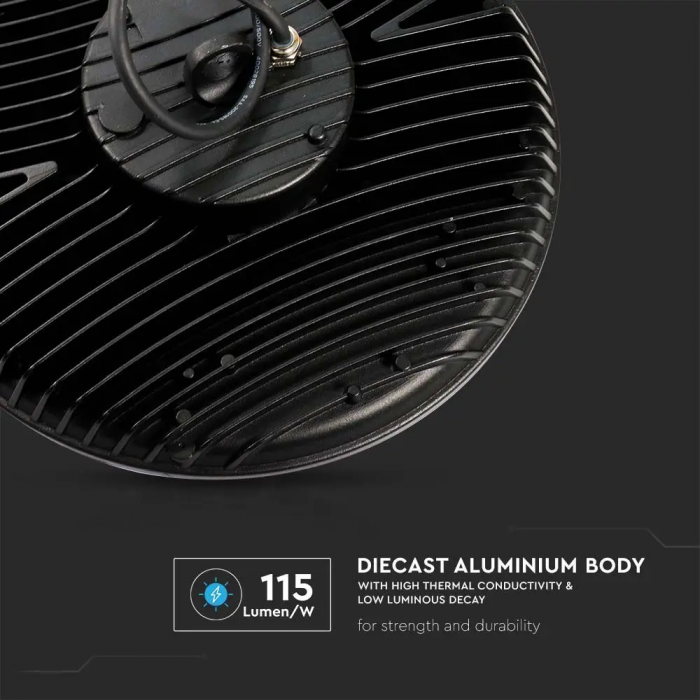 Highbay LED V-TAC, Slim, Cip Samsung, 115lm/W, 90°, 5 ani garantie [9]