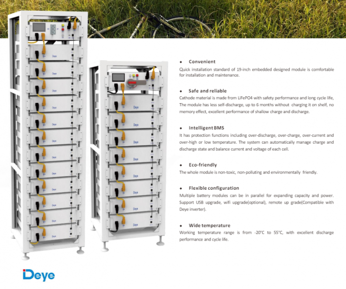 Acumulator HV Deye BOS-GM5.1, 5.12 kWh, LiFePO4 [2]