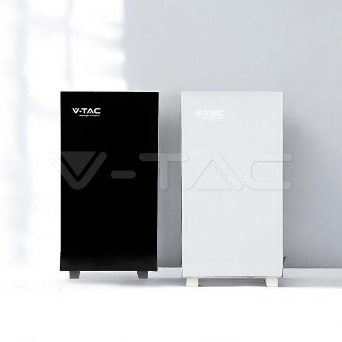 Acumulator V-TAC 5.12 kWh IP20 6000 Cicluri Corp Alb [3]