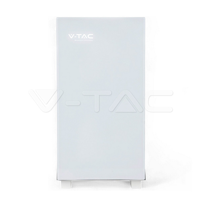 Acumulator V-TAC 5.12 kWh IP20 6000 Cicluri Corp Alb [1]