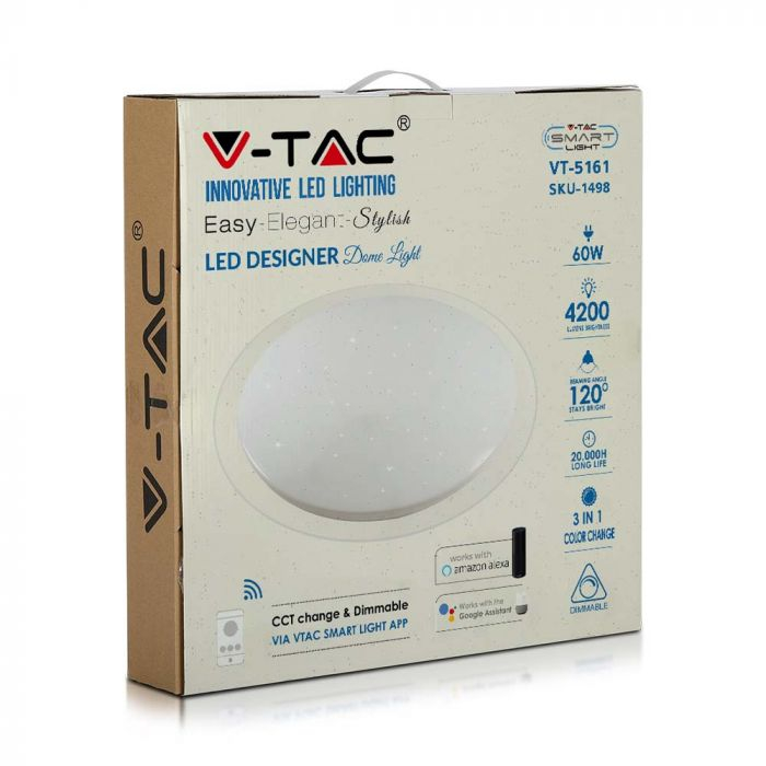 Aplica Smart 60W V-TAC, 3in1, Aspect instelat [6]