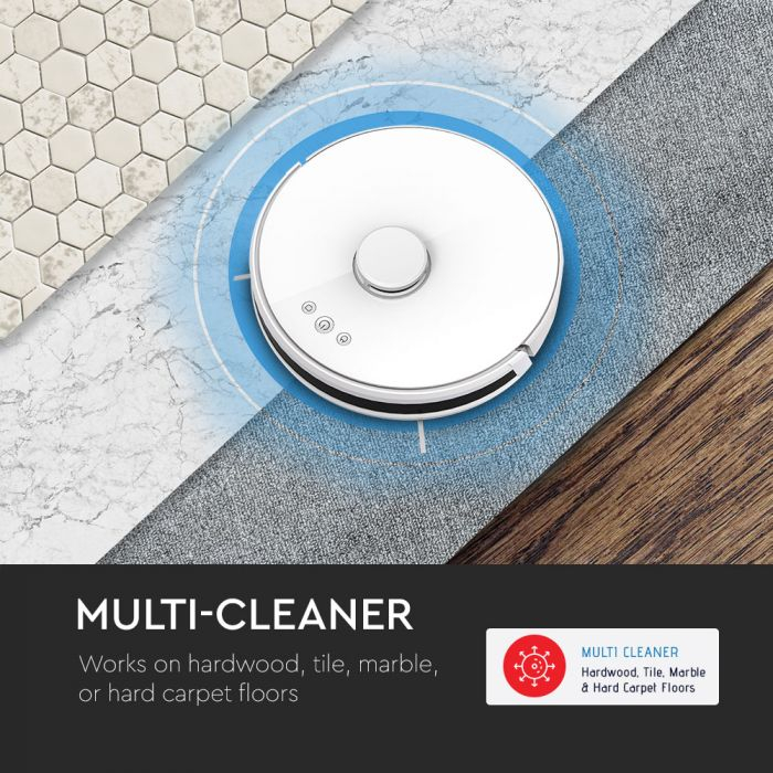 Aspirator Robot V-TAC, Compatibil cu Amazon Alexa Google Home [3]