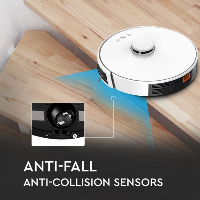 Aspirator Robot V-TAC, Compatibil cu Amazon Alexa Google Home [4]