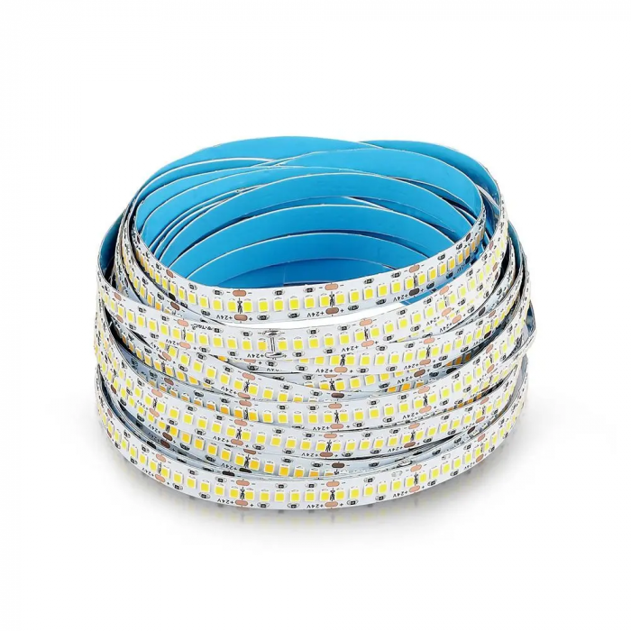Banda LED V-TAC, 24V, 15w/m, 240 leduri/m, Cip Samsung, CRI>80, Rola 10m [2]