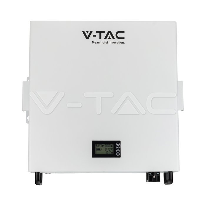 Acumulator V-TAC 5.12 kWh, Montaj pe Perete, IP20, 51.2V, 6000 Cicluri - REPowerEU [4]