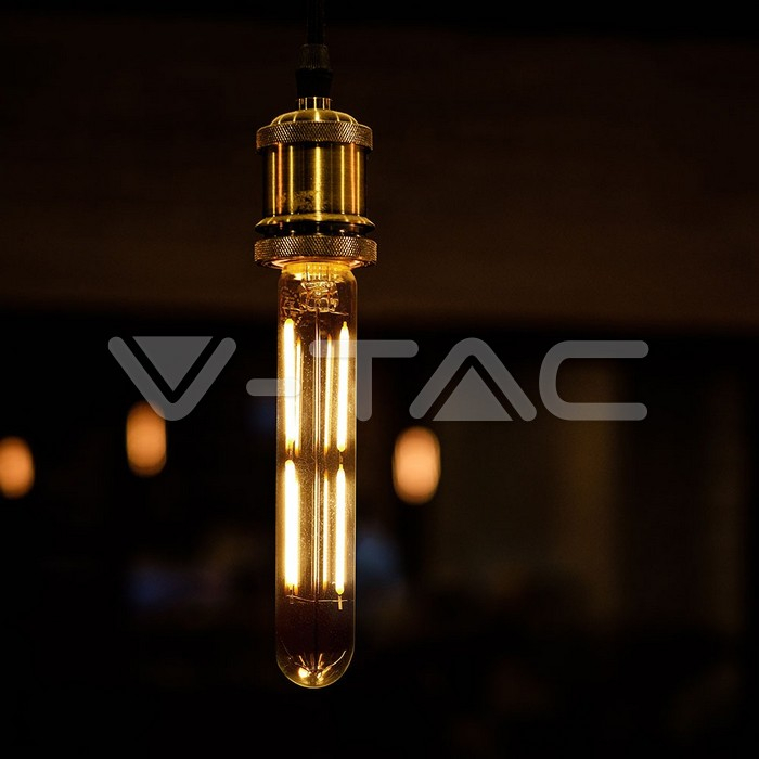 Bec LED 4W E14 T20 Filament Sticlă Clară 3000K [4]