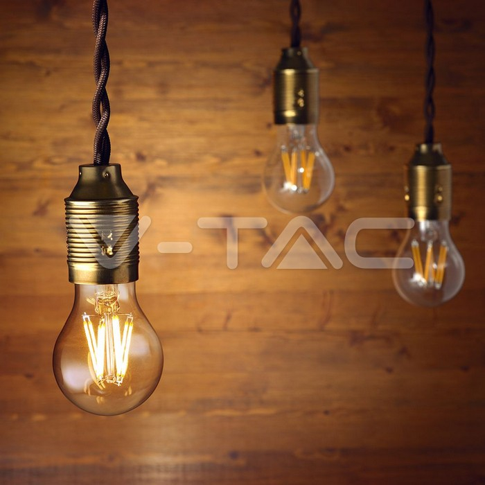 Bec LED 8W filament E27 A60 dimabil clear cover 3000K [4]