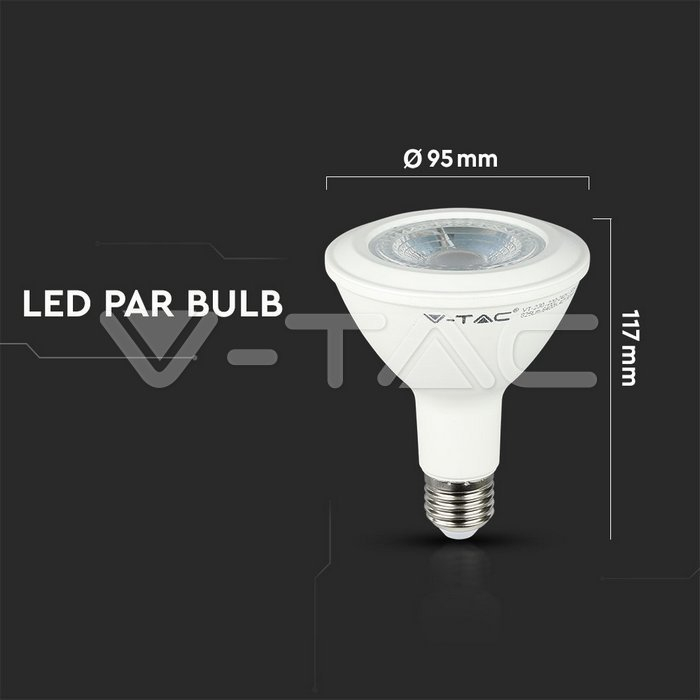 Bec LED Cip SAMSUNG 11W E27 PAR30 Plastic Lumină rece [3]