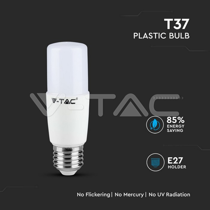 Bec LED Cip SAMSUNG 8W E27 T37 Plastic 3000K [2]
