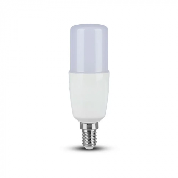 Bec LED V-TAC, 7.5W, 660lm, E14, T37, Cip Samsung, 5 ani garantie, Lumina Rece [1]