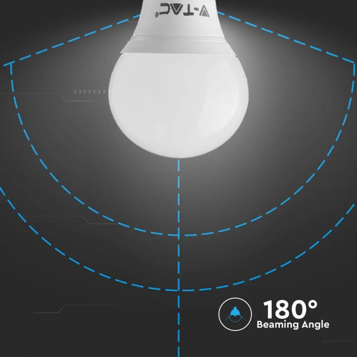 Bec LED V-TAC, 4.5W, 470lm, E14, P45, Cip Samsung [6]