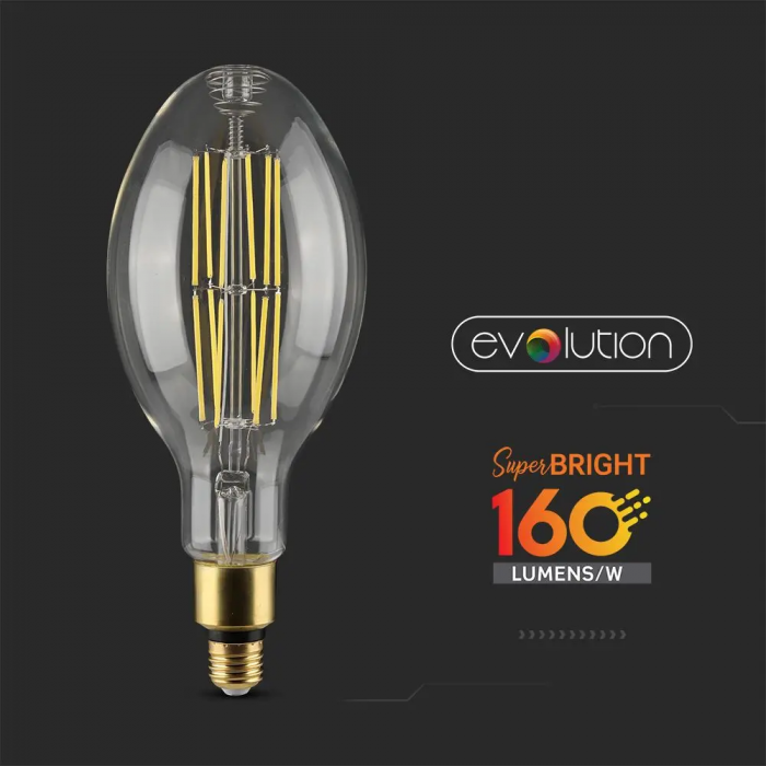 Bec LED V-TAC, 24W, E27, ED120, 160 lm/W, 4000lm, Transparent [2]