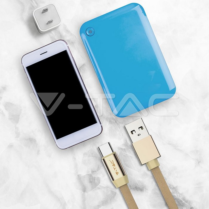 Cablu tip C USB Auriu Ruby Series - 1m [4]