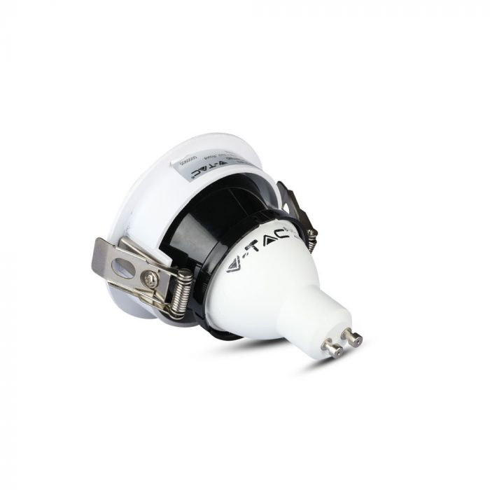 Carcasa Spot GU10, Alb + Negru, IP20, Rotund, Montaj Incastrat [4]