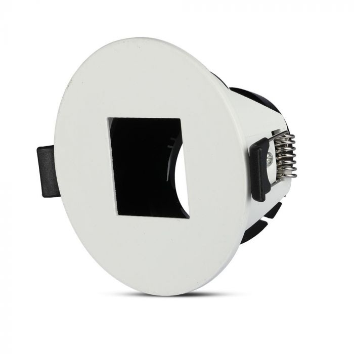 Carcasa Spot GU10, Alb + Negru, Rotund, IP20, Montaj Incastrat [2]
