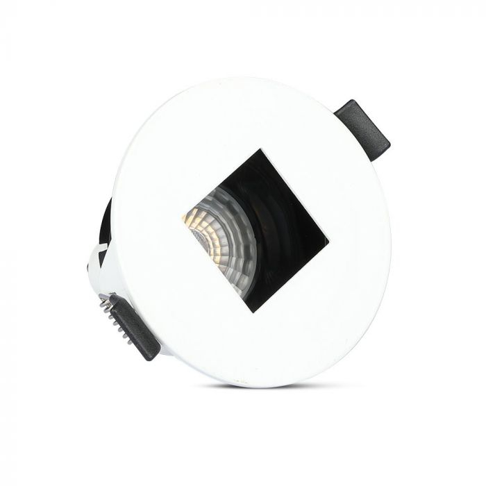 Carcasa Spot GU10, Alb + Negru, Rotund, IP20, Montaj Incastrat [4]