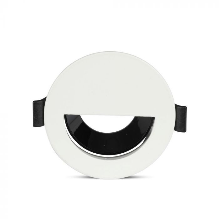 Carcasa Spot GU10, Alb + Negru, Rotund, IP20, Montaj Incastrat [3]
